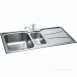 Zeta Polished Reversible Kitchen Sink With Large Square 1.5 Bowl And Drainer