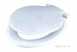 Celmac Sca11wh White Calypso Toilet Seat And Cover With Plastic Hinges