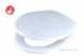 Celmac Sck11wy White Celeste Plus Seat Cover And Chrome Hinges