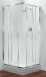 Fen0902aqu Polished Silver Shine Clear Glass Sliding Shower Door 1850x1100mm