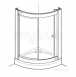 Coram Ocr95cuwf White Optima 950mm Crescent Shower Enclosure Frame Pack