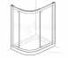 Coram Oqd128cuwf White Optima Offset Quadrant Shower Frame Set 1200x800mm