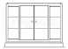 Chrome Optima 1500mm Frame Pack For Double Sliding Door With Modesty Panel