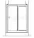 Coram Osl14cuwd White Optima Sliding Shower Door Set 1400mm