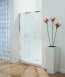 Coram Osl14sucd Chrome Optima 1400mm Sliding Shower Door Set With Satin Glass