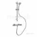 Croydex Am162641 Chrome Marsus Thermostatic Mixer Shower Multi-position Showerhead