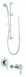 Deva Vsncmanm04 Chrome Vision Chrome Manual Valve With Shower Kit