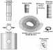 Gfkit12/125 Grey Orange System Smooth Bore 12m Flexible Flue Kit For Boiler 46-70 Kw
