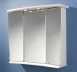 Hib 41600 White Alata Illuminated Bathroom Cabinet With Triple Mirrored Doors