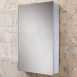 Callisto Slimline Bathroom Double Sided Mirrored Bathroom Cabinet Glass Shelves