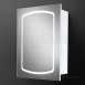 Hib 9102000 White Colorado 500x630mm Double Bathroom Cabinet Door Back-lit