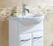Hib 993.994036 White Sorrento 400mm Wash Basin One Tap Hole