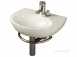 Malo Roccanova Cloakroom Wash Basin With Towel Rail And Soap Dispenser