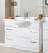 Hib 993.991136 White Sorrento 1100mm Wash Basin One Tap Hole