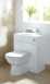 Hib 993.476049 White Sorrento Back To Wall Wc Unit