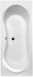 Jacuzzi Pro Jbscfo355 White Elatus 1500mm Two Tap Hole Bath With Grips
