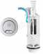 Macdee Dva0500 Chrome Kayla 50mm Dual Flush Pneumatic Valve With Button