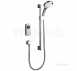 Mira 1.1797.004 White/chrome Vision Biv Ceiling Rear Fed Pumped Digital Shower Mixer