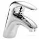 Chrome Signia Single Handle Mini Monobloc Basin Mixer With Click Waste