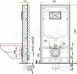 Pegler Yorkshire 4p9013 Grey Slimframe Resin Cover For Concealed Wc Frames