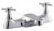 Roca 020015c00 Chrome Danube-n Deck Mount Bath Filler