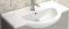 Salgar 9016 White Polo Wash Basin 60x750mm