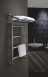 Camb1180c Chrome Cambridge 1135x800mm Heated Towel Rail Fold Down Shelf