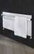 Icebh6012w White Ice Bagno 615x1220mm Heated Horizontal Bathroom Towel Rail 1 Towel Bar