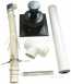 7716191159 Black/white Flue Kit Flexible 80mm 12 M