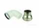 7716190049 White Oilfit 100 /130 Conventional Flue Adaptor