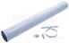 7716190033 White Oilfit 80 /125 Flue Extension 1 M