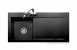 Rangemaster Nevada Sbsd Left Hand Ceramic Sink Black