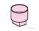 Ogee Round-65mm Sq Pipe Adapt Rog20-b