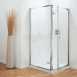 Coram Optima 800mm Pvot Door Ch/cl Door Only