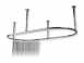 Myson Pecos Cr5 60 Inch X28 Inch Curtain Rail In Chrome Plated Cr5c1