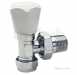Jazz 1/2x15mm Chrome Plated Angle Radiator Valve