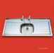 Pland 1028x500 316 Grade Lab Inset Sink Lhd Ss