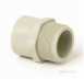 Durapipe Pp Beige Nipple Plain/bsp Threaded 1/2x20