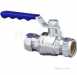 Prestex Pb300 Cxc Brass Ball Valve Blue 15