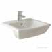 56.0062 Quba Semi-recessed Basin One Tap Hole Wh
