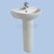 Twyford Refresh Re4121 500 One Tap Hole Basin Sc Re4121sc