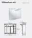 Valencia Base Unit 1000mm C/t White