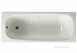 Roca Contesa Deluxe 1700 X 700mm Two Tap Holes Bath White