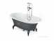 Roca Eliptico Ash/chrome Leg Set Only
