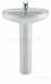 Roca Laura 600 X 490mm One Tap Hole Basin White