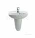 Roca Laura 450 Basin Two Tap Holes White 325315000