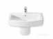 Roca Hall 650 X 495mm One Tap Hole Basin White