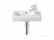 Roca Meridian-n Compact 450 One Tap Hole C/r Basin Right Hand Wh
