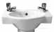 Roca Amaya 450 Basin Two Tap Holes White 475121000