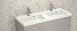 Salgar 15509 White Cangas Double Wash Basin 50x1205mm